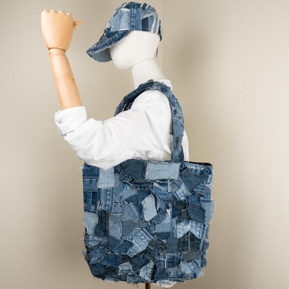 Upcycled reworked carhartt tote bag - Picture 1 of 8